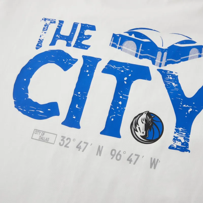 NBA Dallas Mavericks Team SS25 T Shirt Unisex White-2