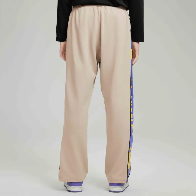 NBA Los Angeles Lakers Casual Pants Unisex Camel White-5
