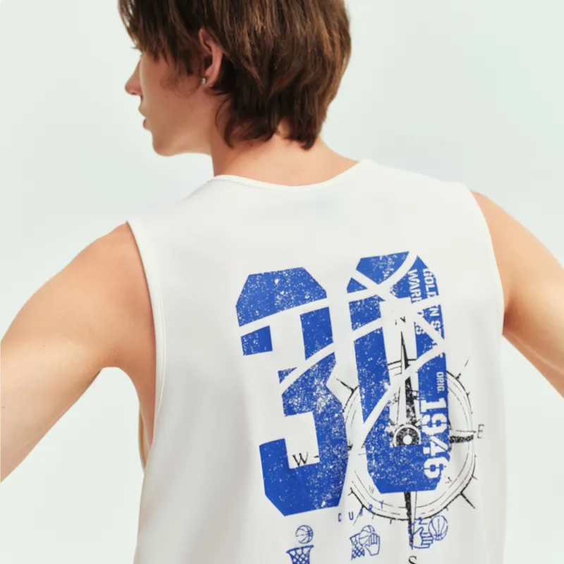 NBA Golden State Warriors Stephen Curry Tank Top Unisex White-5