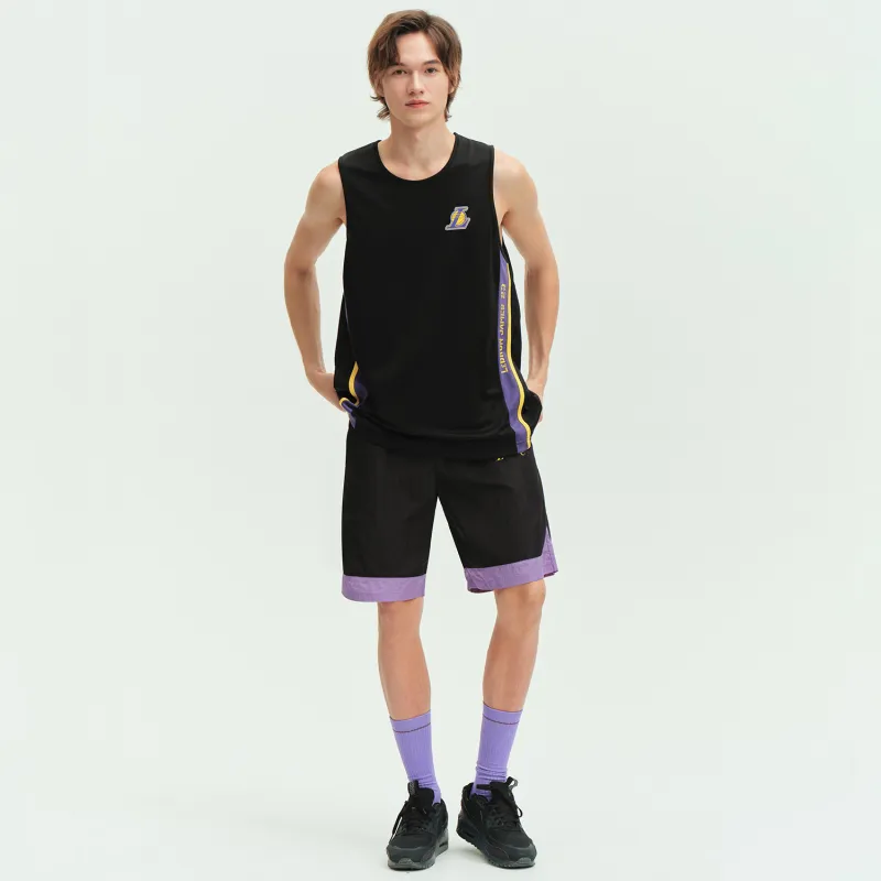 NBA Los Angeles Lakers Tank Tops Unisex Black-5