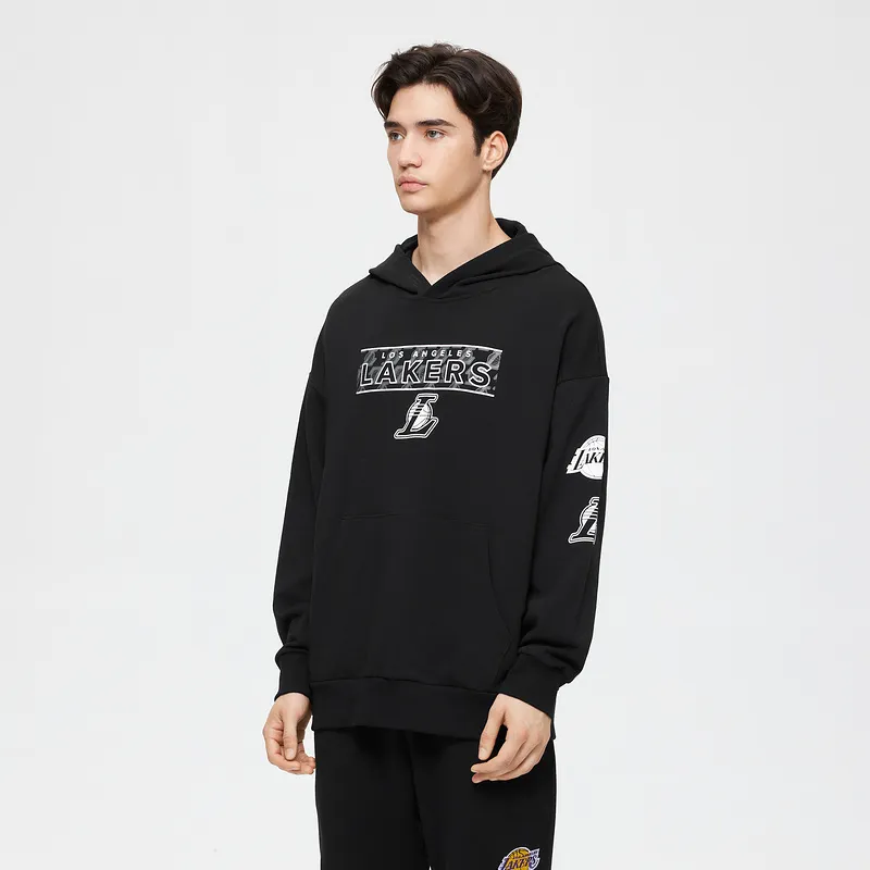 NBA Los Angeles Lakers Sweatshirts Men Black-4