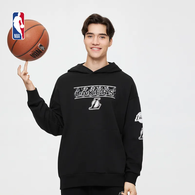 NBA Los Angeles Lakers Sweatshirts Men Black-2
