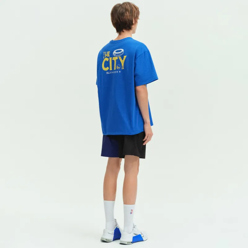 NBA Golden State Warriors SS25 T Shirt Unisex Blue-2