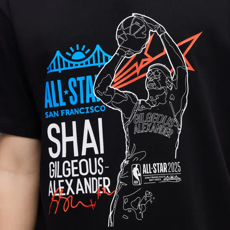 NBA Oklahoma Thunder Team T Shirt Unisex Black-2
