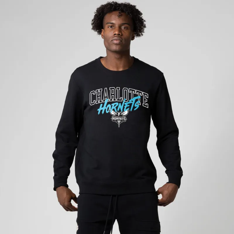 NBA Charlotte Hornets Sweatshirts Men Black-3
