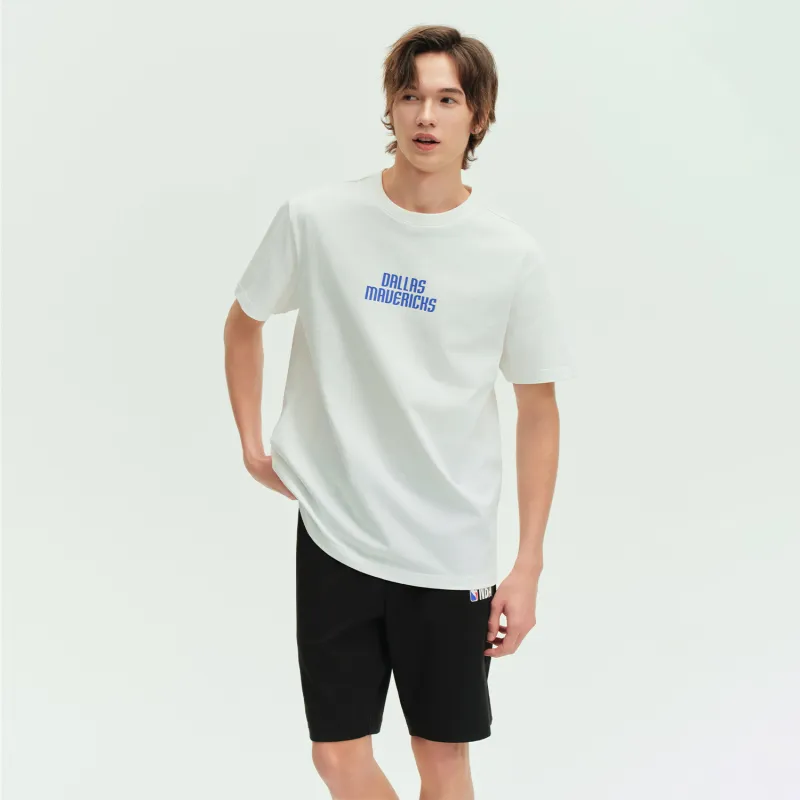 NBA Dallas Mavericks Team Culture Collection T Shirt Unisex White-2