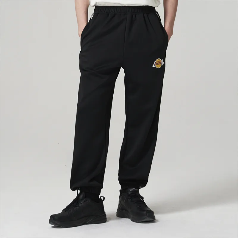 NBA Knitted Sweatpants Pants Unisex Midnight Black-3