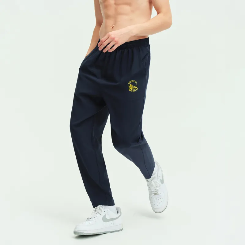 NBA Golden State Warriors Casual Pants Unisex Navy Blue-3
