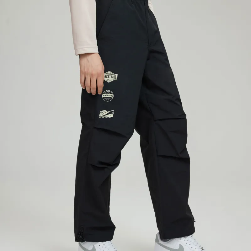 NBA Golden State Warriors Team Culture Collection Casual Pants Unisex Black-3
