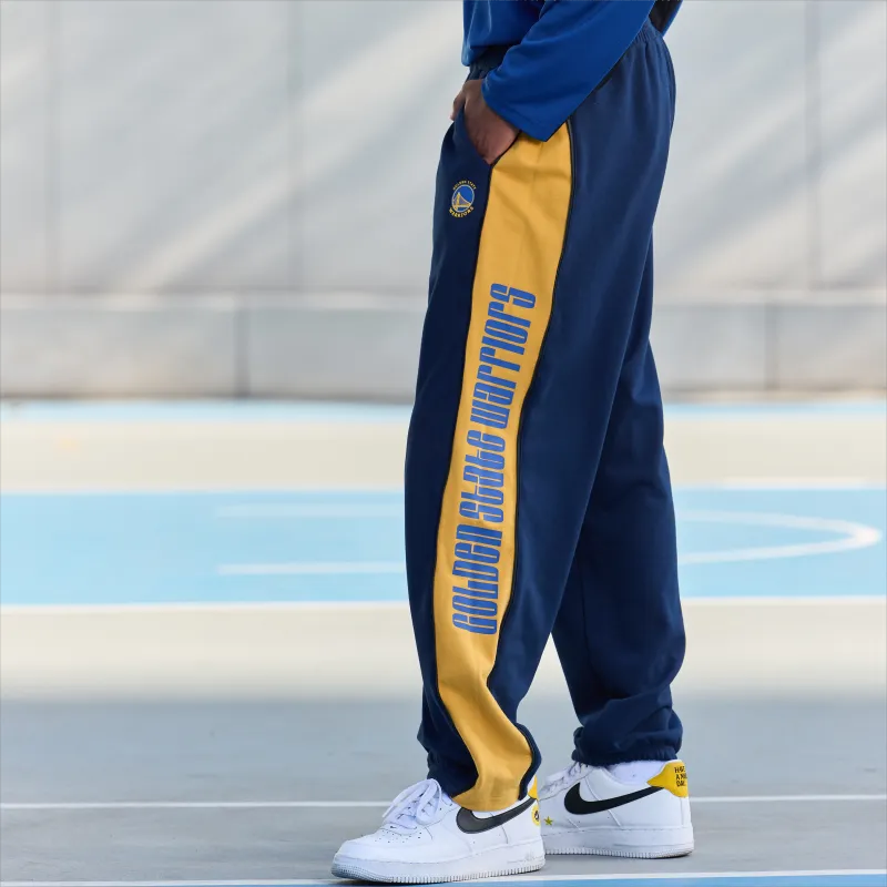 NBA Knitted Sweatpants Men's Navy Blue-3