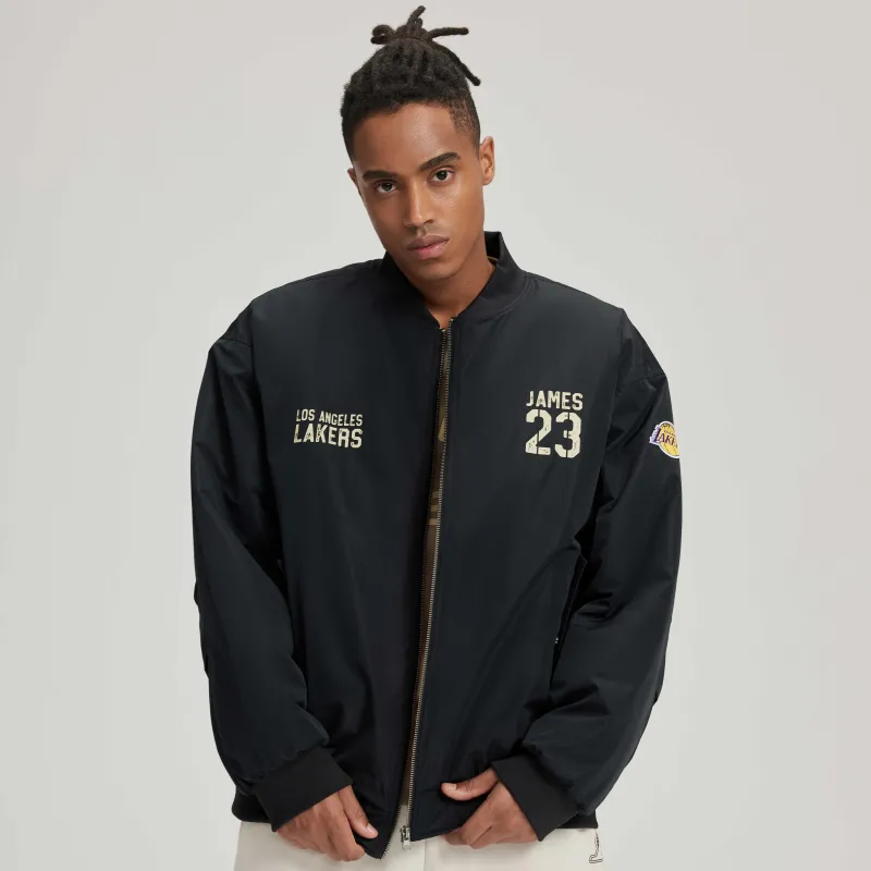 NBA Los Angeles Lakers Jackets Unisex Black-3