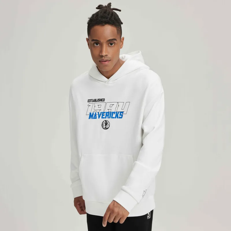 NBA Dallas Mavericks Sweatshirts Unisex White-4