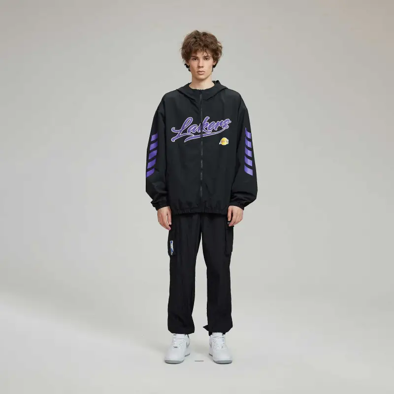 NBA Los Angeles Lakers League Edition Casual Sportswear Unisex Black-2