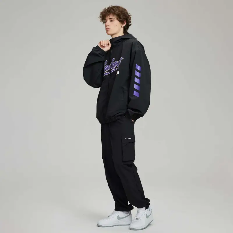 NBA Los Angeles Lakers League Edition Casual Sportswear Unisex Black-3