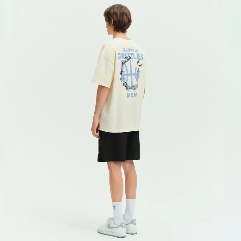 NBA Memphis Grizzlies Team Culture Collection SU25 T Shirt Unisex Ivory White-7