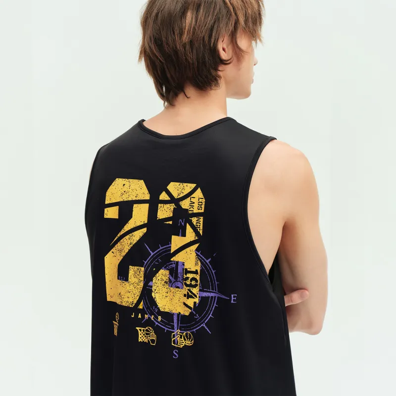 NBA Los Angeles Lakers Team Culture Collection Tank Top Unisex Black-4