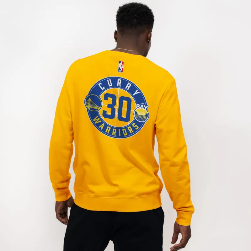 NBA Stephen Curry Sweatshirts Men Gold-4