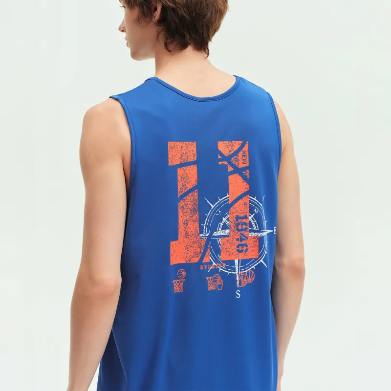 NBA New York Knicks Team Culture Collection Tank Top Unisex Blue-6