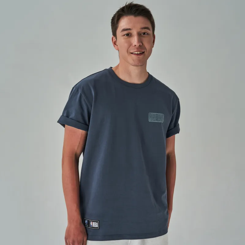 NBA Memphis Grizzlies T Shirt Men's Gray-2