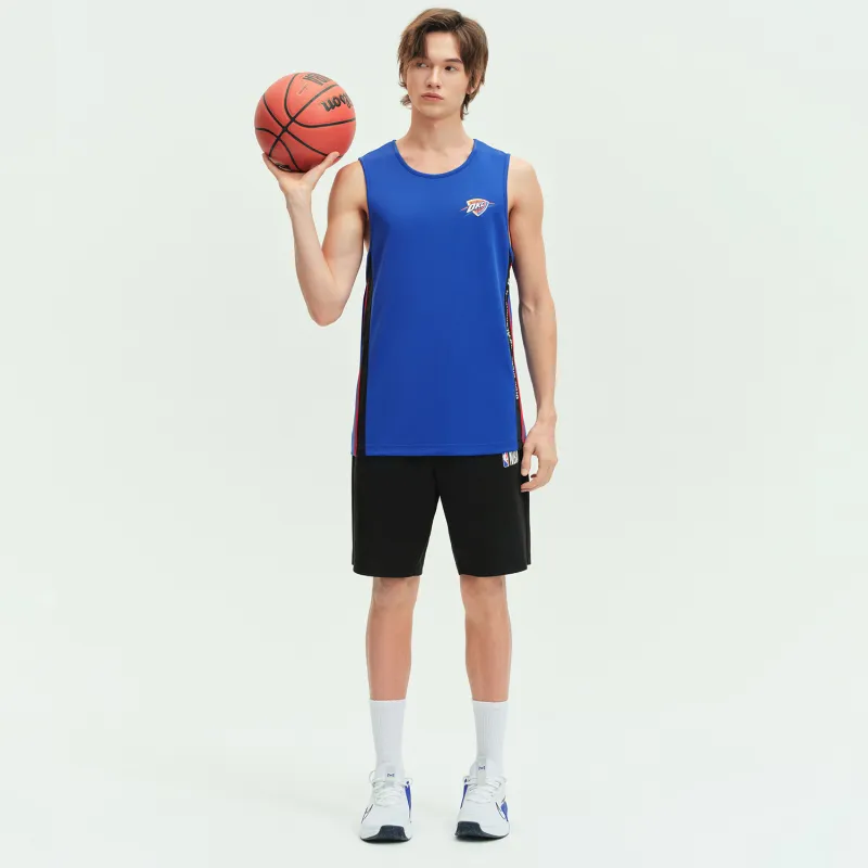 NBA Oklahoma City Thunder Tank Tops Unisex Blue-3