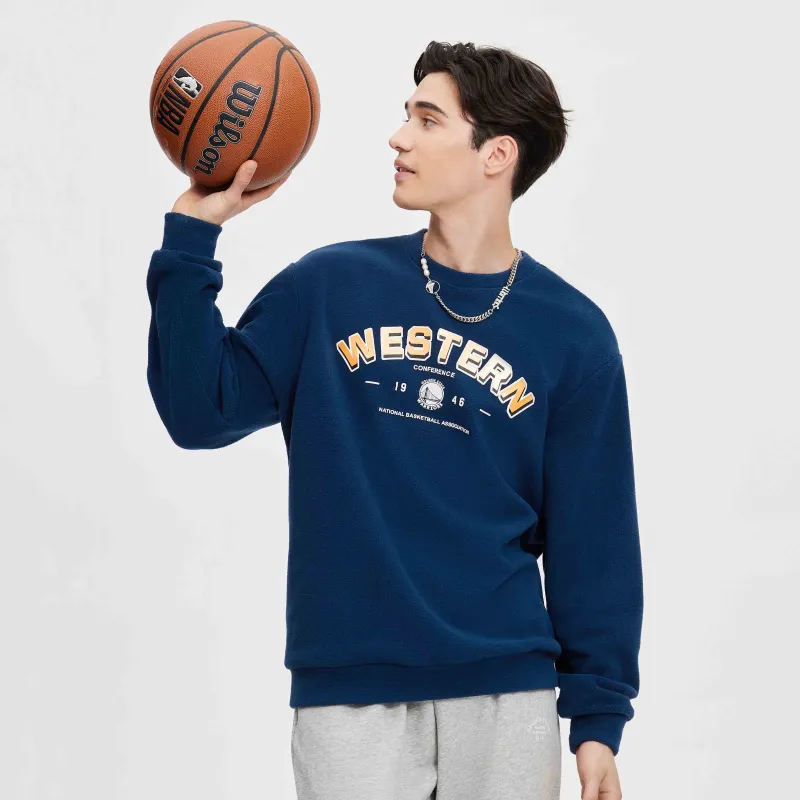 NBA Sweatshirt Unisex Navy Blue-4