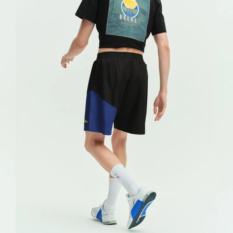 NBA Golden State Warriors Team Culture Collection Casual Shorts Unisex Black-3