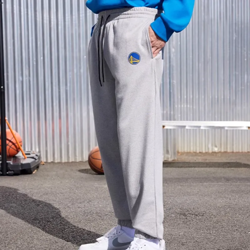 NBA Golden State Warriors Athletic Trousers Unisex Gray-2