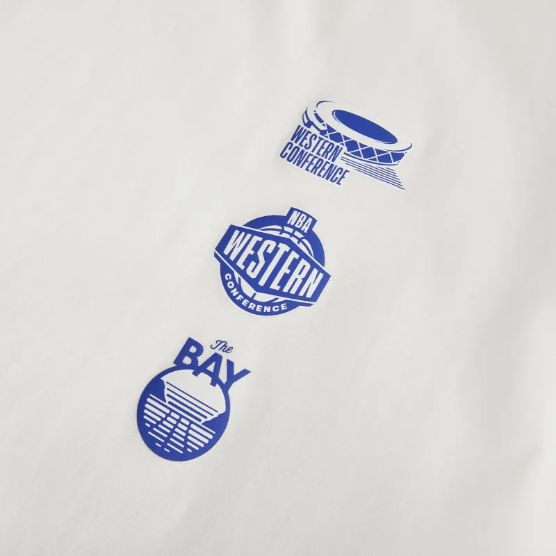 NBA Golden State Warriors SS25 T Shirt Unisex White-2