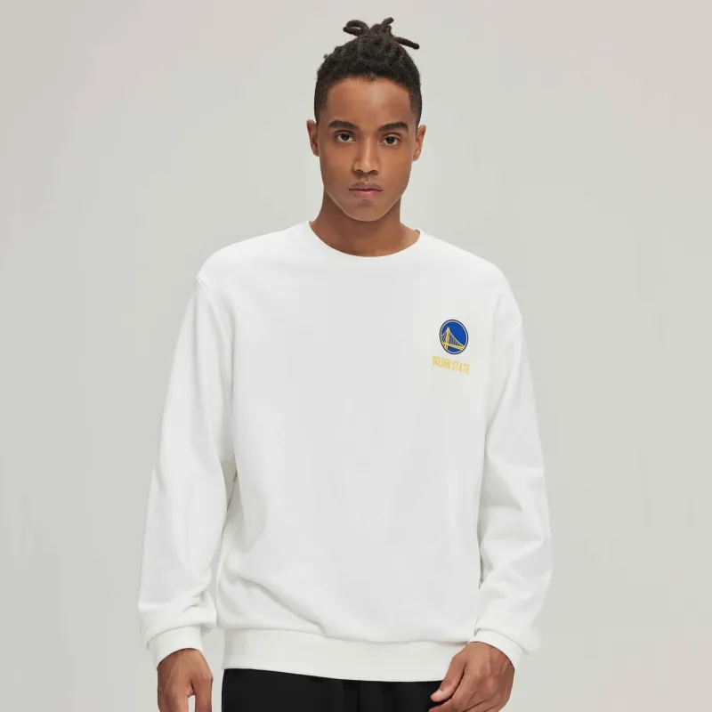 NBA Team Culture Series Sweatshirts Unisex White-3