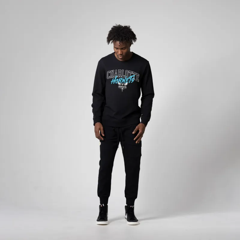 NBA Charlotte Hornets Sweatshirts Men Black-5