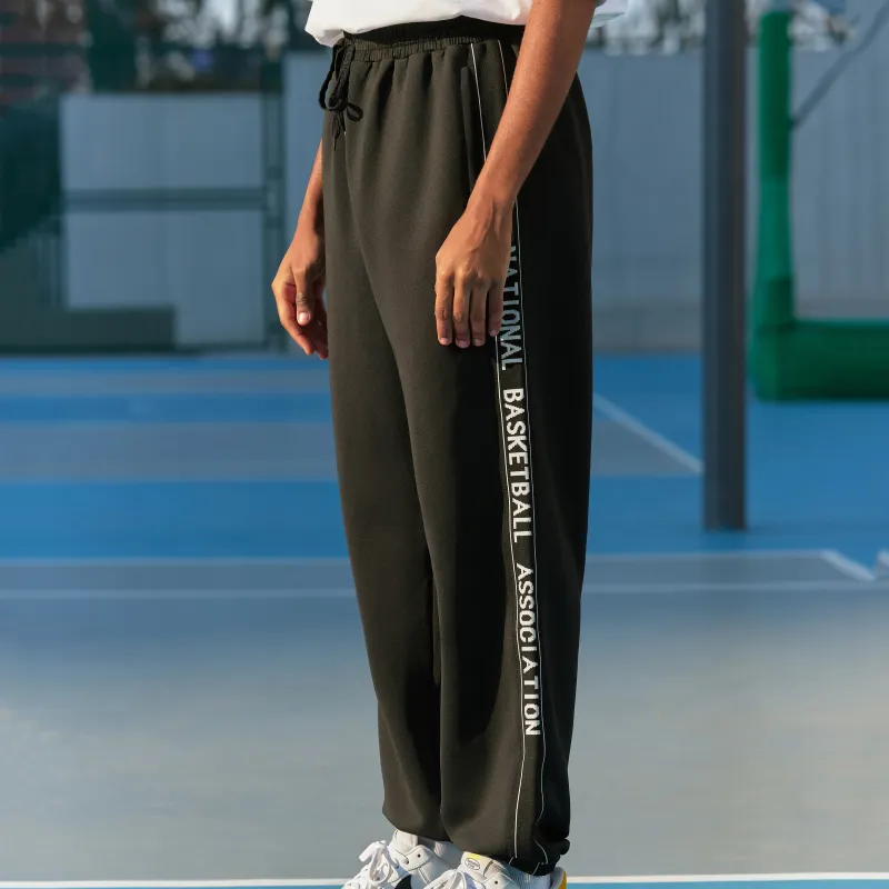NBA Knitted Sports Pants Unisex Black-3