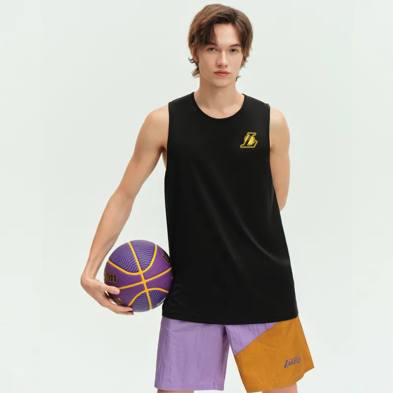 NBA Los Angeles Lakers James Tank Top Unisex Black-3
