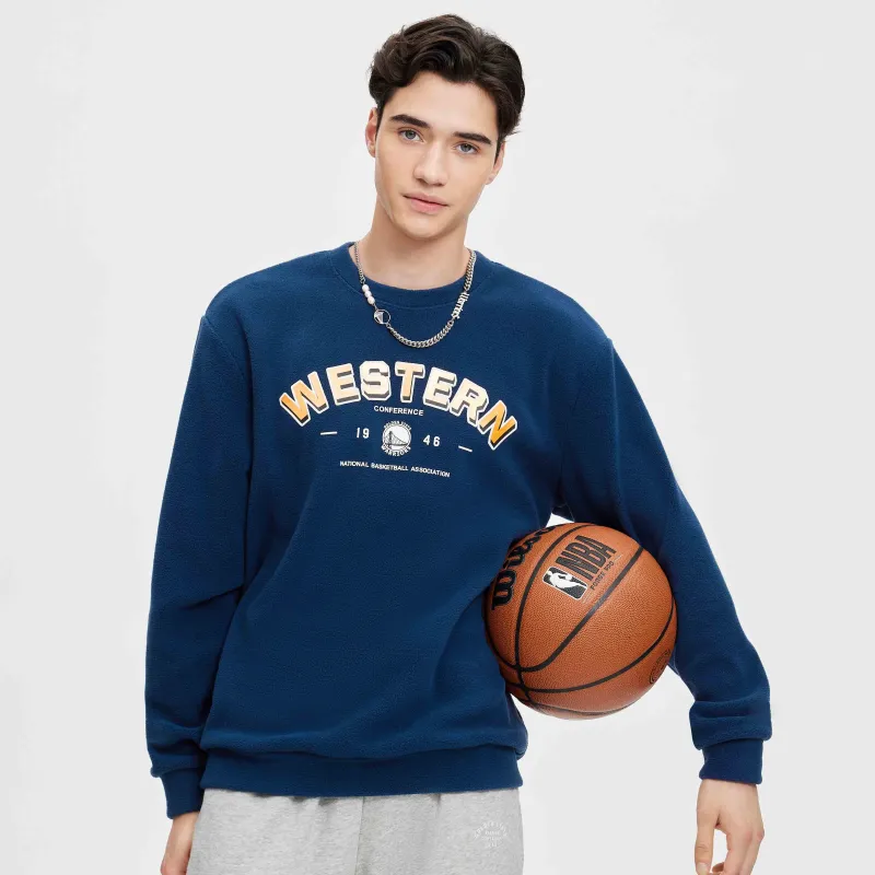 NBA Sweatshirt Unisex Navy Blue-3