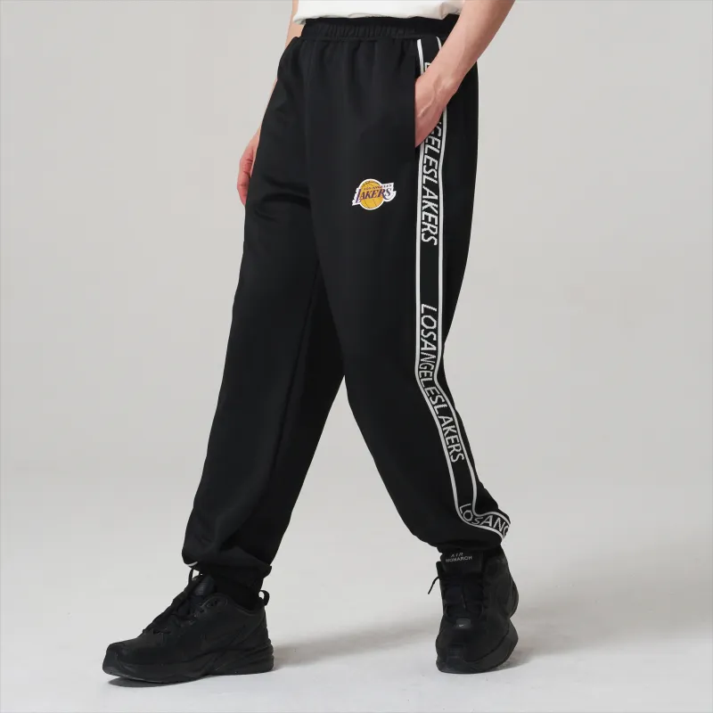 NBA Knitted Sweatpants Pants Unisex Midnight Black-5