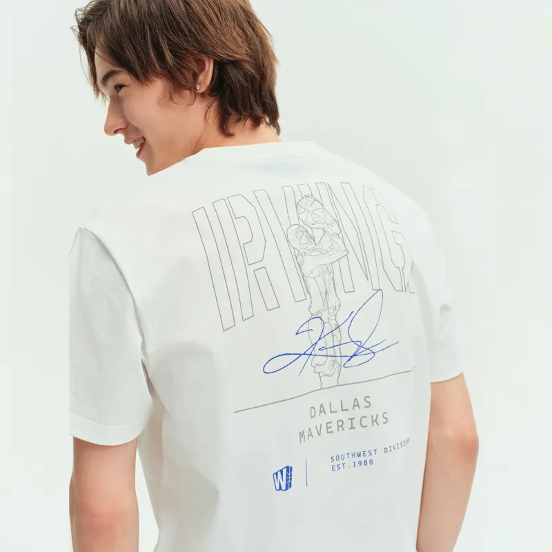 NBA Dallas Mavericks Team Culture Collection T Shirt Unisex White-7