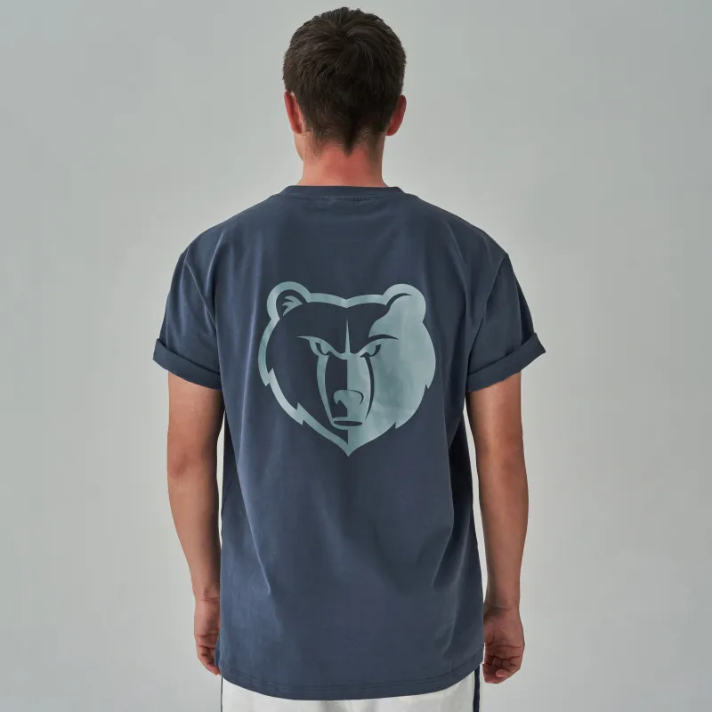 NBA Memphis Grizzlies T Shirt Men's Gray-4