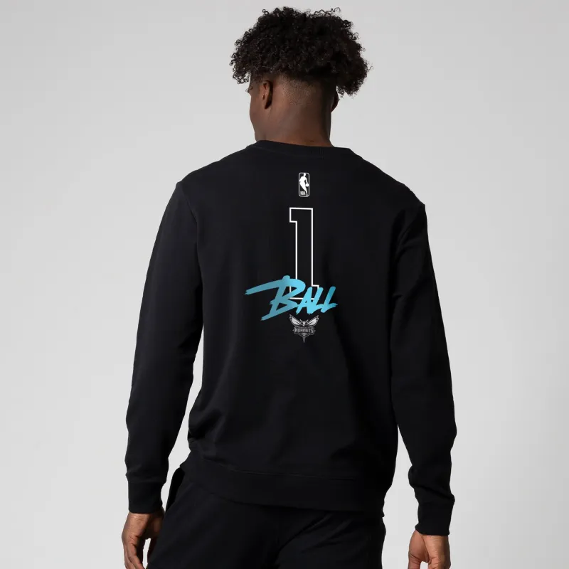 NBA Charlotte Hornets Sweatshirts Men Black-2