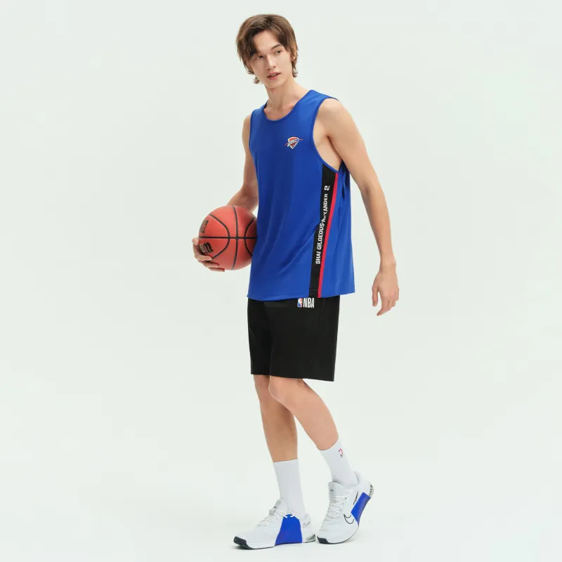 NBA Oklahoma City Thunder Tank Tops Unisex Blue-2