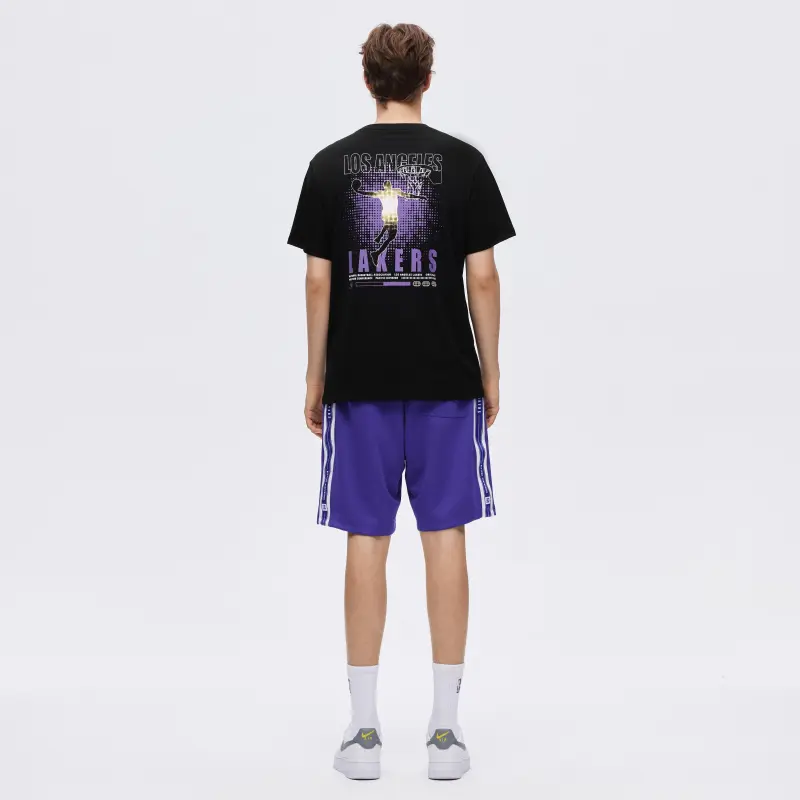 NBA Los Angeles Lakers Team Culture Collection T Shirt Unisex Black-2