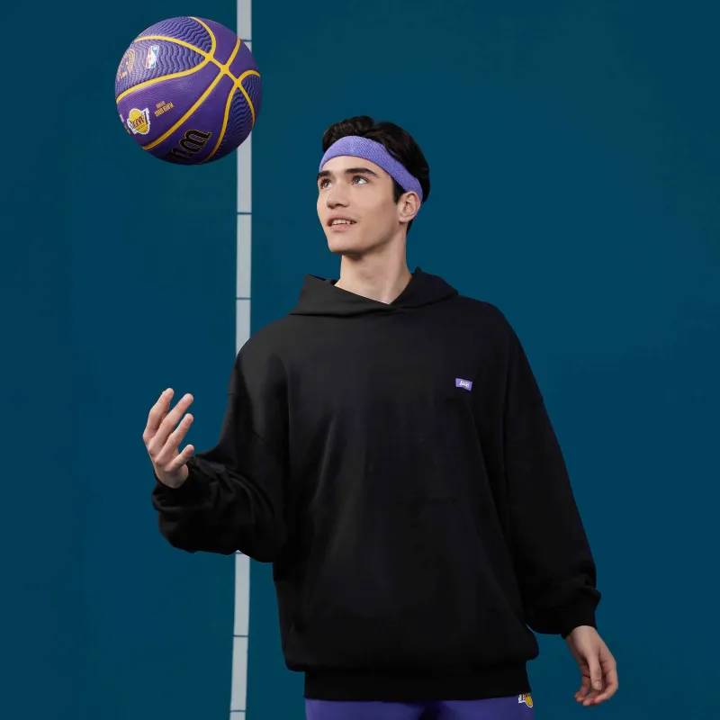 NBA Los Angeles Lakers Sweatshirts Men Black-5