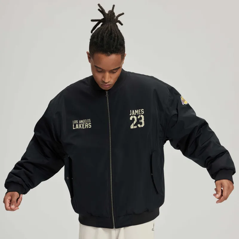 NBA Los Angeles Lakers Jackets Unisex Black-5