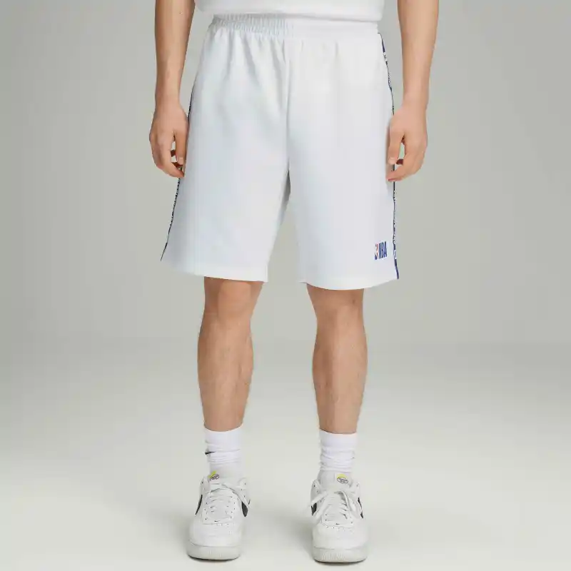 NBA Team Casual Shorts Unisex White-2