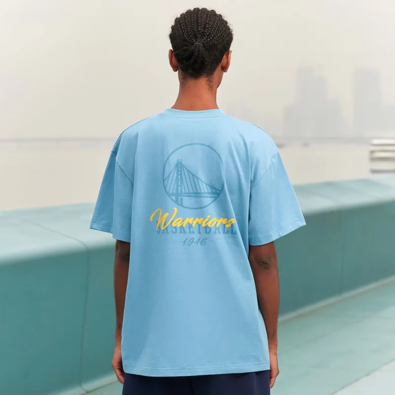 NBA Team T Shirts Unisex Gray Blue-2
