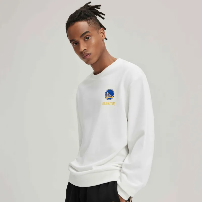 NBA Team Culture Series Sweatshirts Unisex White-5
