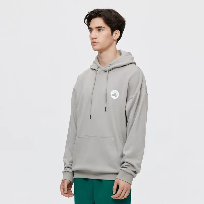 NBA Celtics Team Sweatshirts Unisex Gray-3