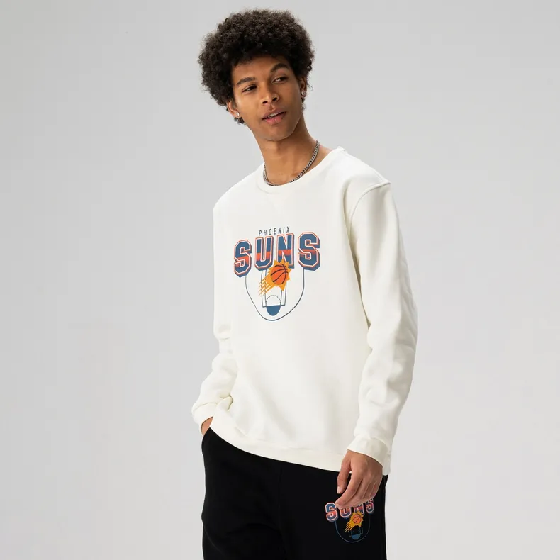 NBA Phoenix Suns Sweatshirts Unisex White-3