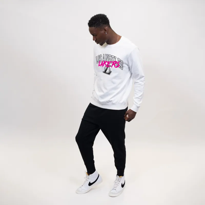NBA James Sweatshirts Men White-5