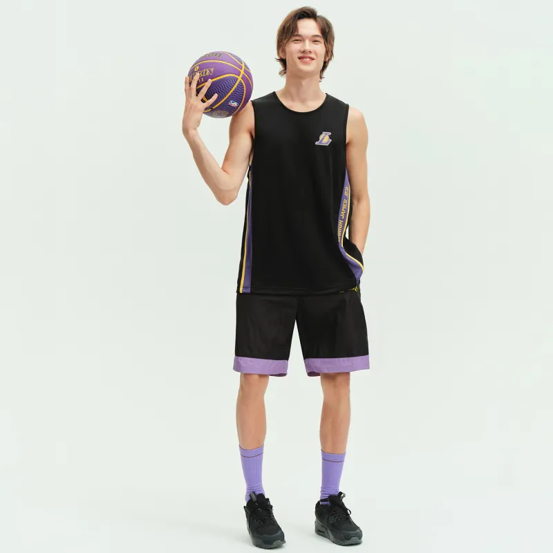 NBA Los Angeles Lakers Tank Tops Unisex Black-4