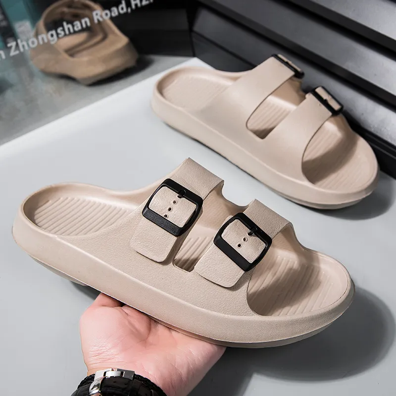 BOREE EVA Cut Out Quiet, Slip Resistant, Odor Resistant Slide Slippers Men's-6