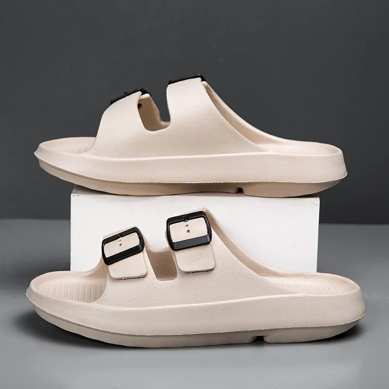 BOREE EVA Cut Out Quiet, Slip Resistant, Odor Resistant Slide Slippers Men's-8